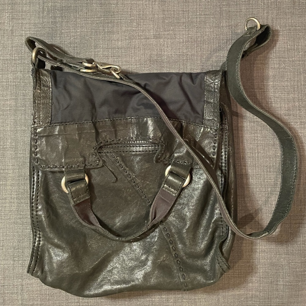 LUCKY BRAND black leather shoulder bag